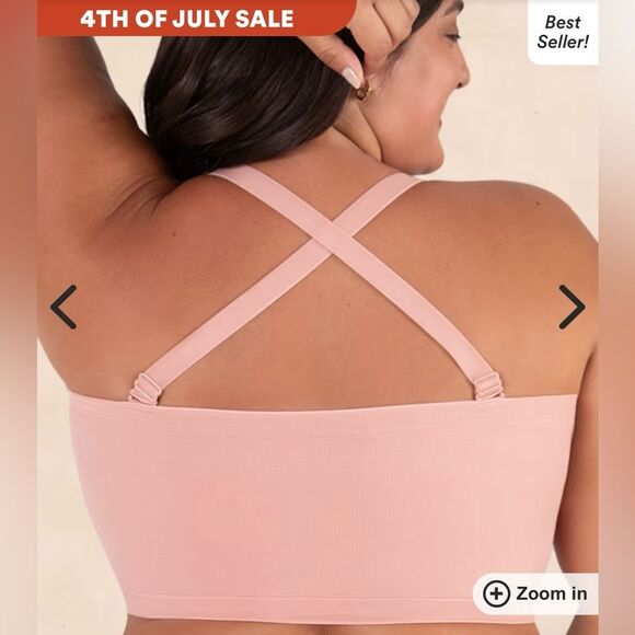 Truekind Convertible Strapless Bandeau Bra in chai large new with tags in packag - Picture 3 of 6